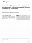 Research paper thumbnail of Correction: Hsa-miR-30a-3p overcomes the acquired protective autophagy of bladder cancer in chemotherapy and suppresses tumor growth and muscle invasion