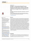 Research paper thumbnail of SPHARA - A Generalized Spatial Fourier Analysis for Multi-Sensor Systems with Non-Uniformly Arranged Sensors: Application to EEG