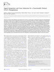 Research paper thumbnail of Signal Integration and Gene Induction by a Functionally Distinct STAT3 Phosphoform