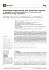 Research paper thumbnail of Investigation of Degradation of Solar Photovoltaics: A Review of Aging Factors, Impacts, and Future Directions toward Sustainable Energy Management