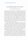 Research paper thumbnail of Face à la mondialisation: ethniciser de nouveau les esprits?