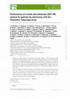 Research paper thumbnail of Performance of a small size telescope (SST-1M) camera for gamma-ray astronomy with the Cherenkov Telescope Array