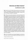 Research paper thumbnail of Entrevista com Robert Darnton – José Murilo de Carvalho