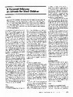 Research paper thumbnail of “A Personal Odyssey on Schools for Blind Children,” by Philip H. Hatlen, published in the June 1993 issue of the Journal of Visual Impairment & Blindness, Volume 87, Number 6, pp. 171–174