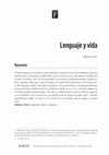 Research paper thumbnail of Lenguaje y vida