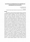 Research paper thumbnail of Guia Prático De Sistematização De Assistência De Enfermagem Para Adolescente