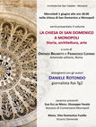 Research paper thumbnail of Conferenza per la presentazione del volume "La chiesa di San Domenico a Monopoli, storia, architettura, arte" (Artemide, Roma 2022)