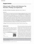 Research paper thumbnail of Clinical Audit of Women with Substance Use Disorders: Findings and Implications