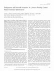 Research paper thumbnail of Endogenous and Network Properties of<i>Lymnaea</i>Feeding Central Pattern Generator Interneurons