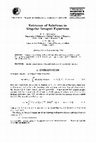 Research paper thumbnail of Existence of solutions to singular integral equations