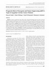 Research paper thumbnail of Prognostic Role of Oncogenic and Tumor-Suppressing miRNA Types in Egyptian Uterine Cancer Patients