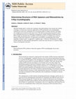 Research paper thumbnail of Determining structures of RNA aptamers and riboswitches by X-ray crystallography