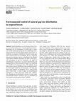 Research paper thumbnail of Environmental control of natural gap size distribution in tropical forests