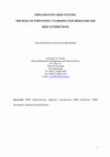 Research paper thumbnail of Implementing HRM Systems: The Role of Employees' Co-Production Behavior and HRM Attributions