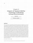 Research paper thumbnail of Impact of Spatial Ability Training in Desktop Virtual Environment