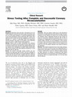 Research paper thumbnail of Stress testing following complete and successful coronary revascularization