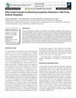 Research paper thumbnail of Water Quality Evaluation by Monitoring Zooplankton Distribution in Wild Ponds, Noakhali, Bangladesh