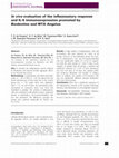 Research paper thumbnail of In vivo evaluation of the inflammatory response and IL-6 immunoexpression promoted by Biodentine and MTA Angelus