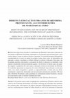 Research paper thumbnail of Direito à Educação e 500 anos de Reforma Protestante: as contribuições de Martinho Lutero