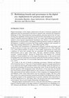 Research paper thumbnail of Rethinking boards and governance in the digital era: implications for practice and research