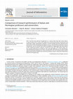 Research paper thumbnail of Comparison of research performance of Italian and Norwegian professors and universities