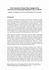 Research paper thumbnail of From Innovation to Scale: Policy Engagement for Enhanced Community-Based Depression Care in Vietnam