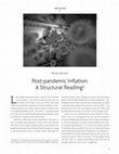 Research paper thumbnail of Post-pandemic inflation: a structural reading