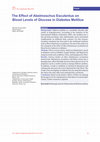 Research paper thumbnail of The Effect of Abelmoschus Esculentus on Blood Levels of Glucose in Diabetes Mellitus