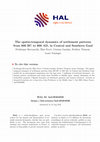 Research paper thumbnail of The spatio-temporal dynamics of settlement patterns from 800 BC to 800 AD, in Central and Southern Gaul