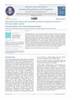 Research paper thumbnail of Phytochemical analysis and antioxidant activity of aqueous fraction of Moringa oleifera Leaves