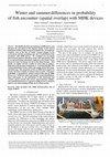 Research paper thumbnail of Winter and summer differences in probability of fish encounter (spatial overlap) with MHK devices