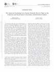 Research paper thumbnail of The American Psychology–Law Society scientific review paper on the collection and preservation of eyewitness identification evidence