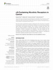 Research paper thumbnail of α9-Containing Nicotinic Receptors in Cancer