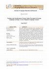 Research paper thumbnail of Typology and Classification of Target Culture Perception in Foreign Language Learning: A Case of Japanese L2 Learners