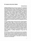 Research paper thumbnail of En vísperas del primer debate electoral 2024