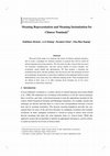 Research paper thumbnail of Meaning Representation and Meaning Instantiation for Chinese Nominals