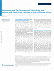 Research paper thumbnail of Improving the Performance of Electricity and Water and Sanitation Utilities in Sub-Saharan Africa