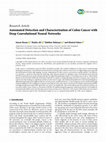 Research paper thumbnail of Automated Detection and Characterization of Colon Cancer with Deep Convolutional Neural Networks