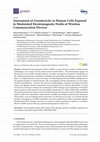 Research paper thumbnail of Assessment of Genotoxicity in Human Cells Exposed to Modulated Electromagnetic Fields of Wireless Communication Devices