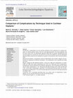 Research paper thumbnail of Comparison of Complications by Technique Used in Cochlear Implants