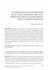 Research paper thumbnail of La criminalización de senegaleses en la Ciudad de Buenos Aires, en el período 2015-2019. Un acercamiento desde la interseccionalidad