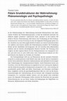 Research paper thumbnail of Polare Grundstrukturen der Wahrnehmung: Phänomenologie und Psychopathologie