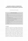 Research paper thumbnail of Valores na Ciência e a Perspectiva Ecológica do Conhecimento Científico