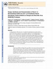 Research paper thumbnail of Design, synthesis and characterization of novel 1,2-benzisothiazol-3(2H)-one and 1,3,4-oxadiazole hybrid derivatives: Potent inhibitors of Dengue and West Nile virus NS2B/NS3 proteases