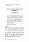 Research paper thumbnail of Assessment of Student Engagement in Higher Education: A Synthesis of Literature and Assessment Tools