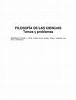 Research paper thumbnail of FILOSOFÍA DE LAS CIENCIAS. Temas y problemas (2008)