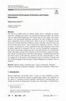 Research paper thumbnail of International and European Institutions and Catalan Nationalism