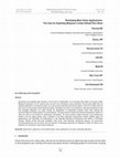 Research paper thumbnail of Developing More Green Agribusiness: The Case for Exploiting Malaysia’s Under-Utilised Rice Straw