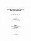 Research paper thumbnail of Archaeological Reconnaissance Overview of Added Travel Lanes from 9th Street to State Street in Gibson County, Indiana, Project ST-018-2( ), Des. No. 8915400