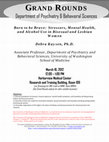 Research paper thumbnail of Born to be Brave: Stressors, Mental Health, and Alcohol Use in Bisexual and Lesbian Women